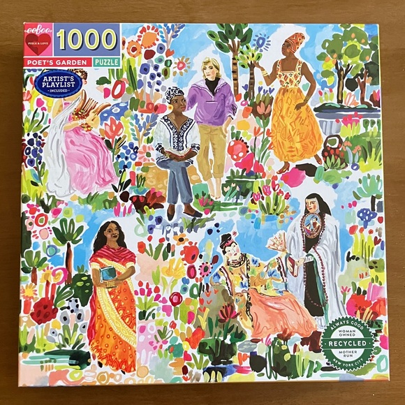 1000-piece Poet’s Garden Puzzle - Picture 1 of 8